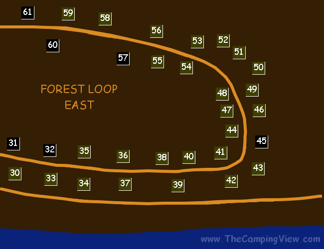 Deception Pass Campground Map
